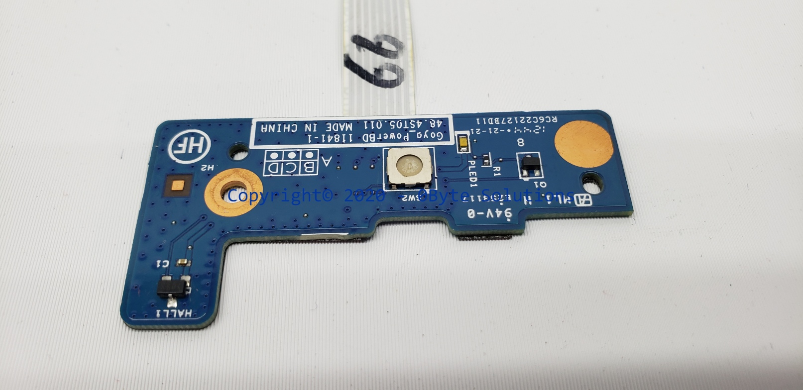 HP 48.4ST05.011 Power Button Board with Cable