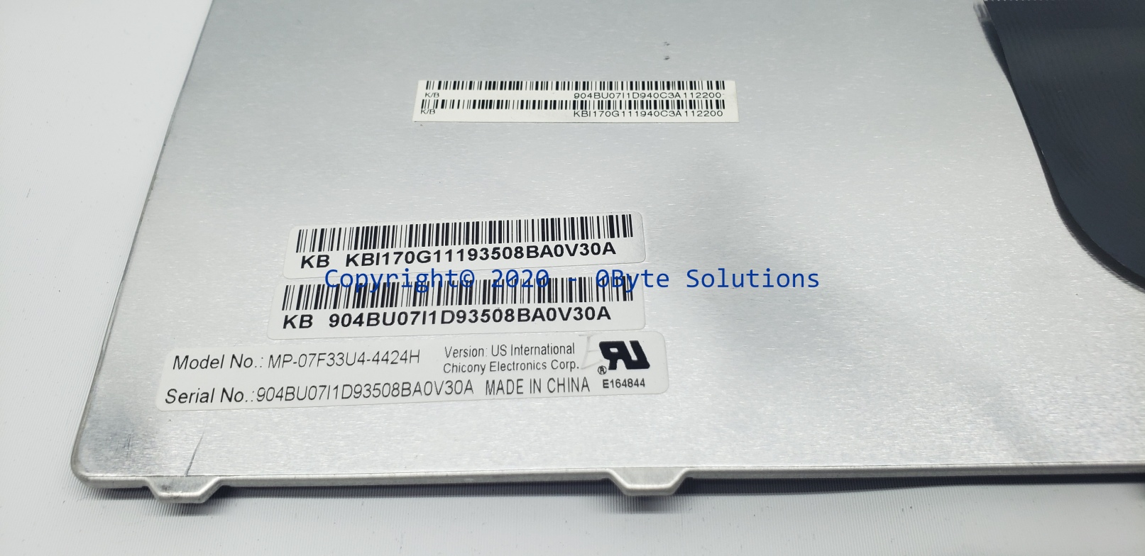 Chicony MP-07F33U4-4424H (90.4BU07.11D) Keyboard