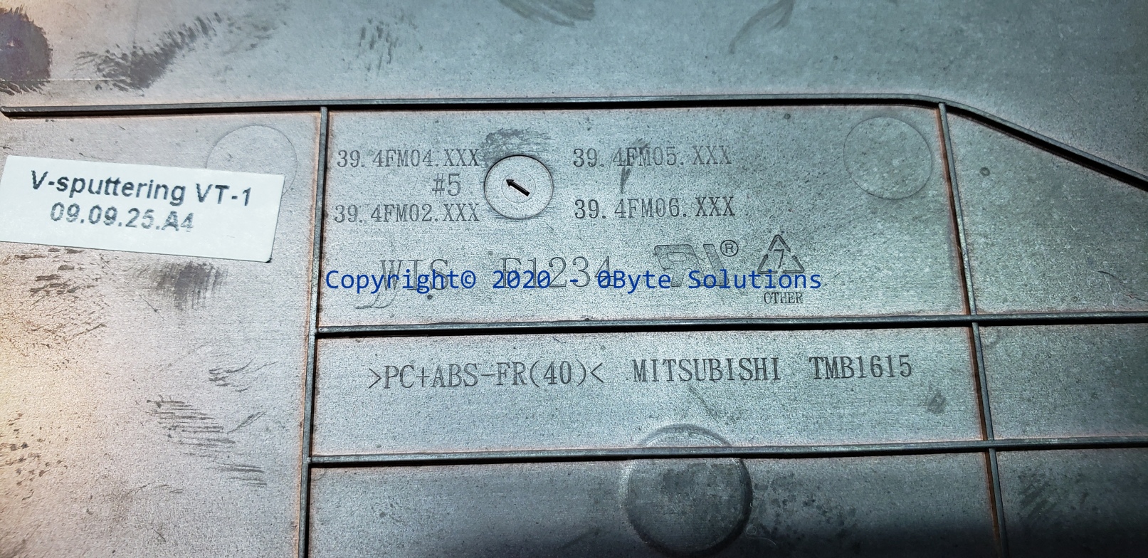 Gateway 60.4FM06.002 Case Bottom with Bottom Cover