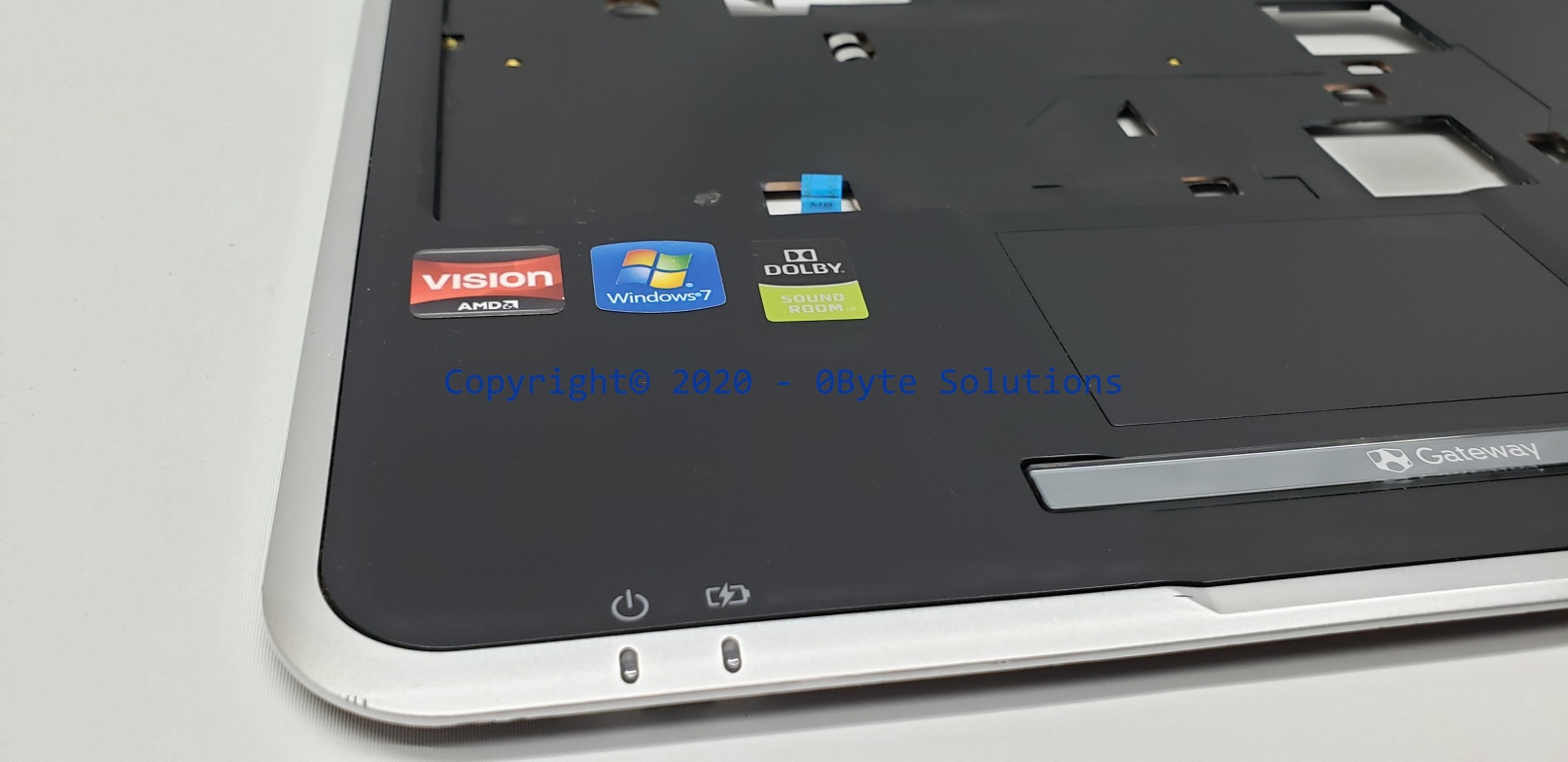 Gateway 60.4FM02.002 Plam Rest/Top Cover with Touch-Pad & Speakers