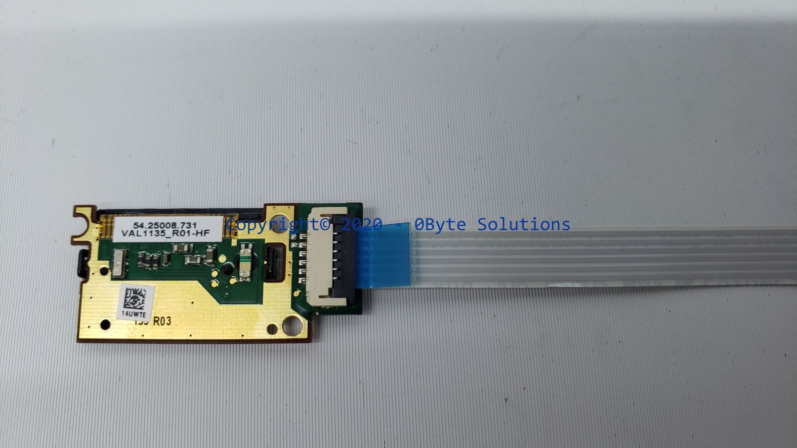 HP 54.25008.731 (VAL1135_R01-HF) Fingerprint Reader Board with Cable