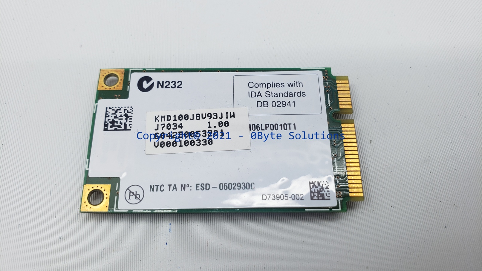 Intel 4965AGN/PA3538U-1MPC Mini PCIe Wi-Fi Card