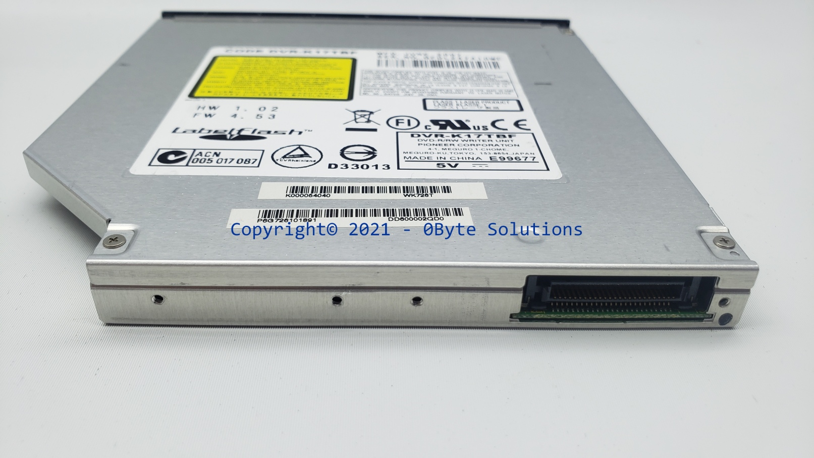 Pioneer DVR-K17TBF CD-RW/DVD Drive