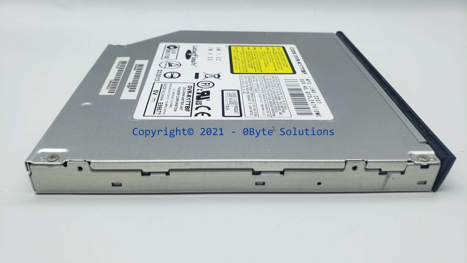 Pioneer DVR-K17TBF CD-RW/DVD Drive