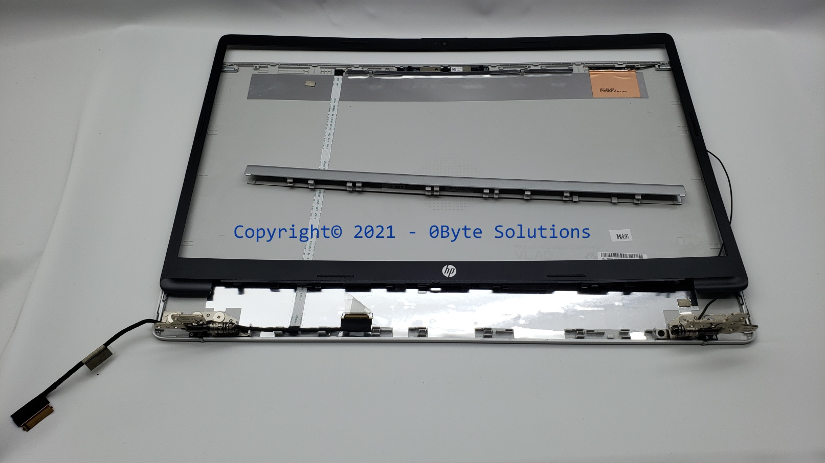 HP Laptop 17-cn Screen Lid with Hinges, Cable, Webcam & WiFi Antennae