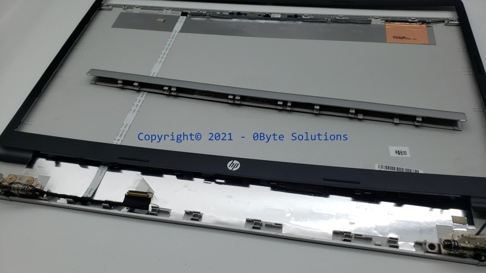 HP Laptop 17-cn Screen Lid with Hinges, Cable, Webcam & WiFi Antennae