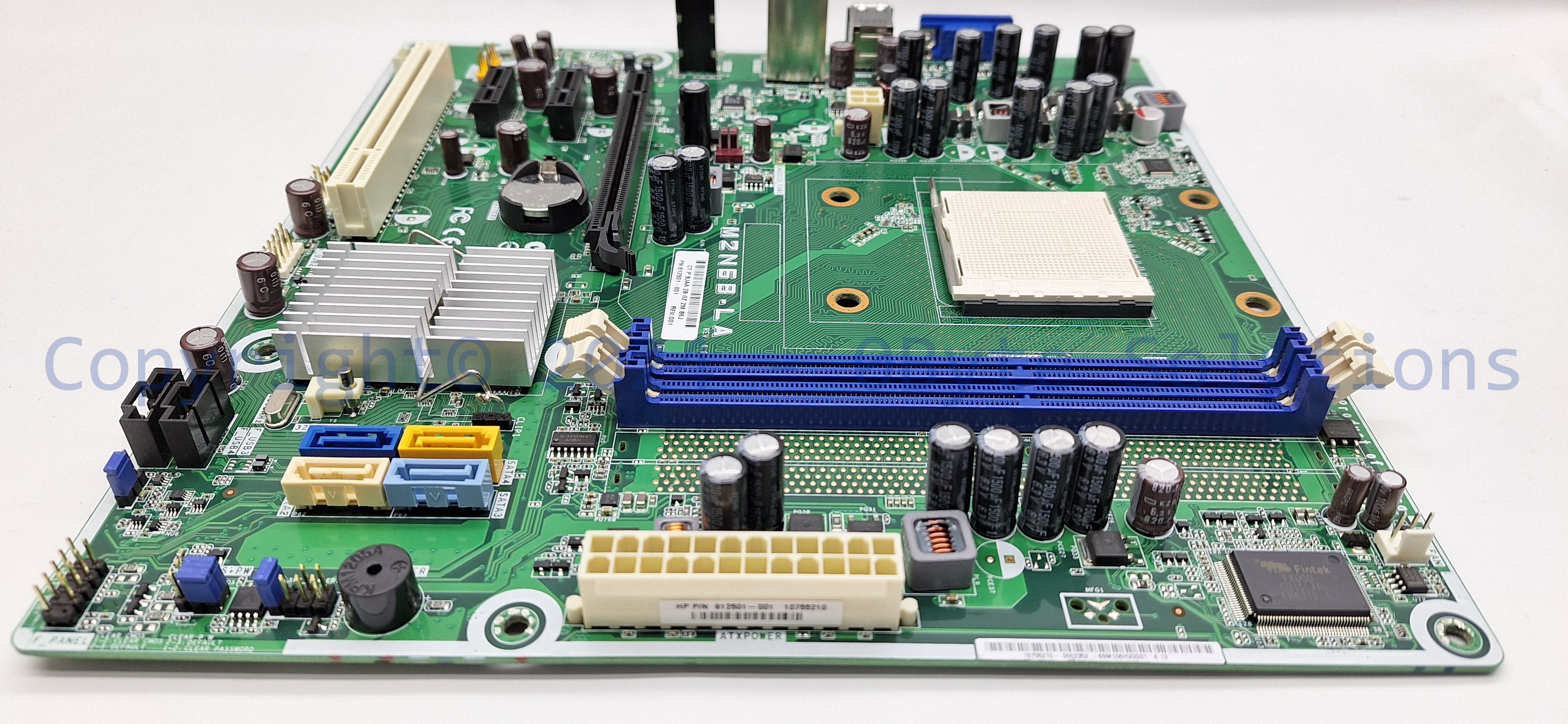 HP 612501-001/M2N68-LA Mainboard with Backplate