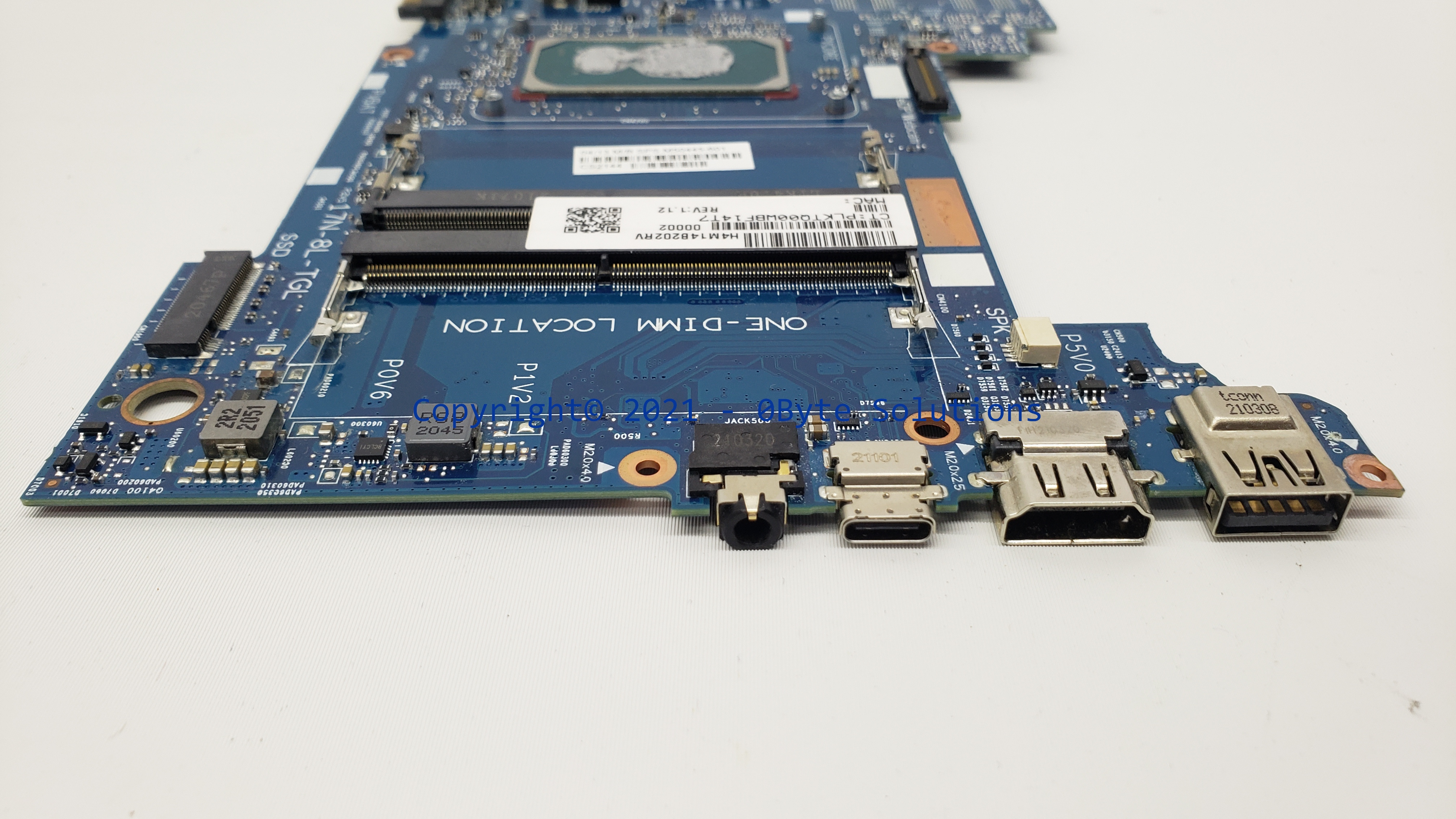 *NO POWER* HP M50445-601 Notebook Mainboard with CPU