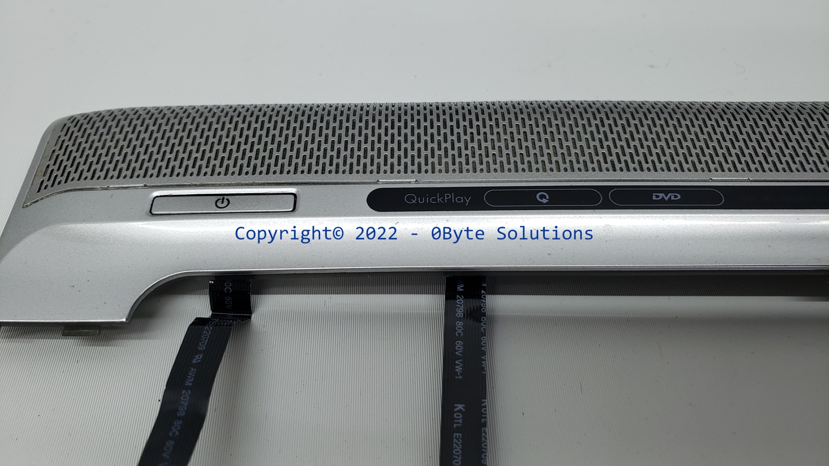 HP 437592-001 Speaker Grill Assembly with Cables, Speaker & Power Button Board