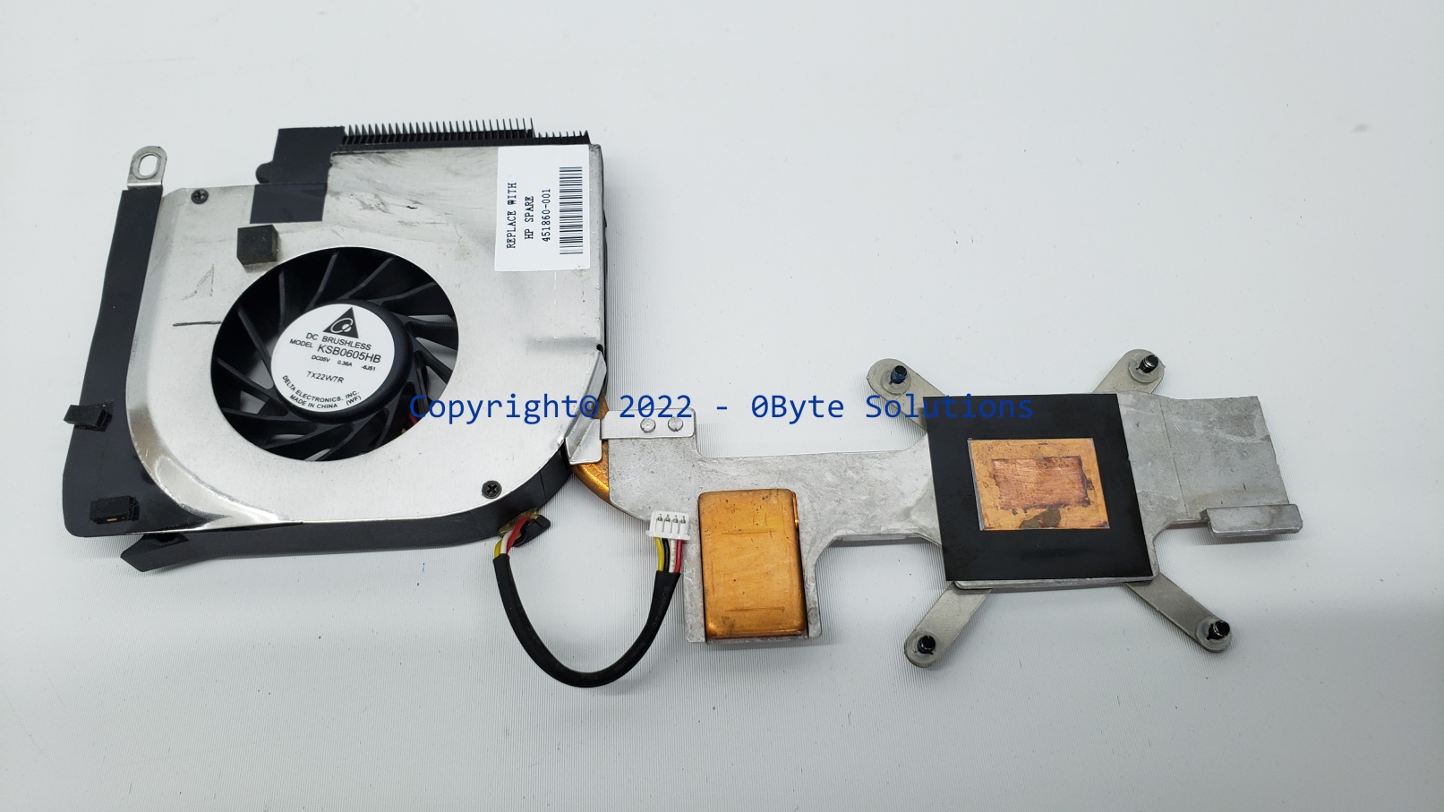 HP 451860-001 CPU Heatsink & Cooling Fan