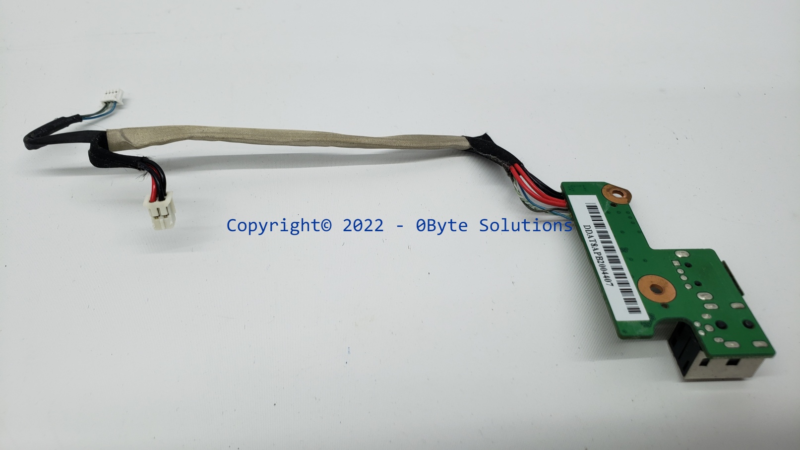 HP 449454-001 DC Jack w/USB Port Board with Cable