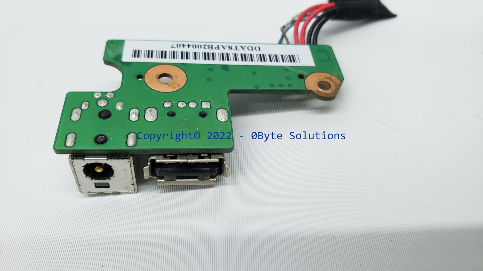 HP 449454-001 DC Jack w/USB Port Board with Cable