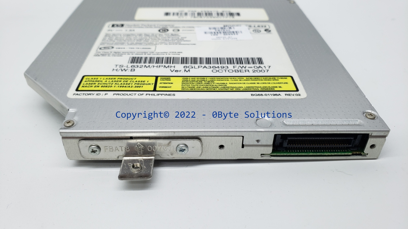 Toshiba TS-L6632(B)/449935-001 DVD-R/W Drive