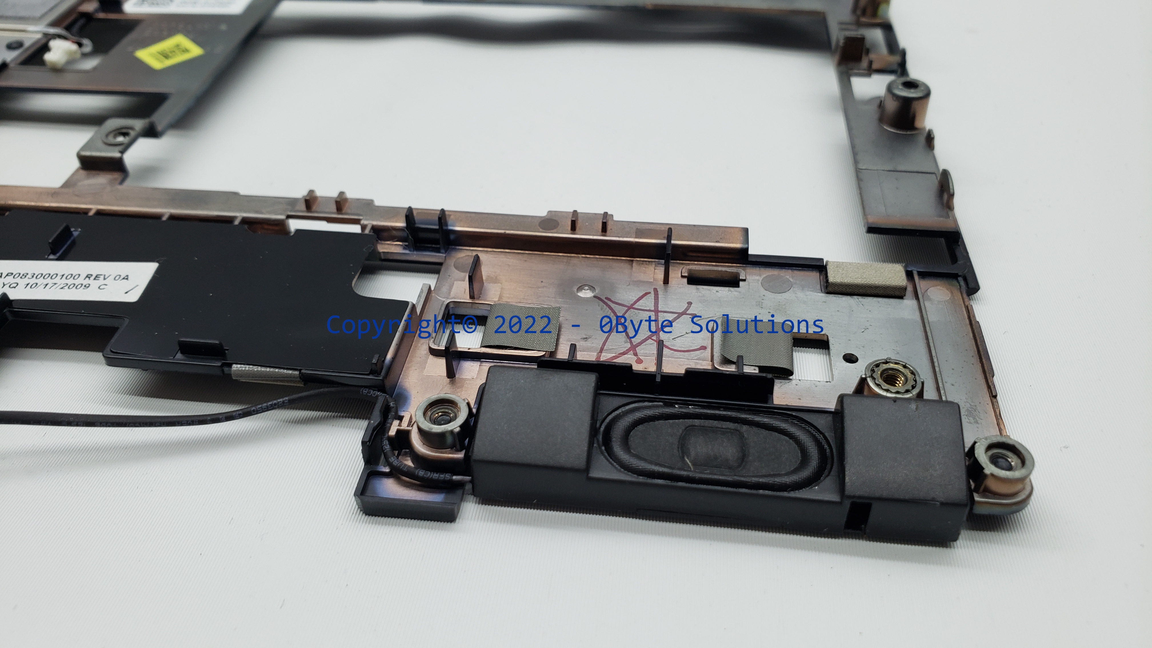 Dell 0T579P Top Cover with Speakers & Power Button