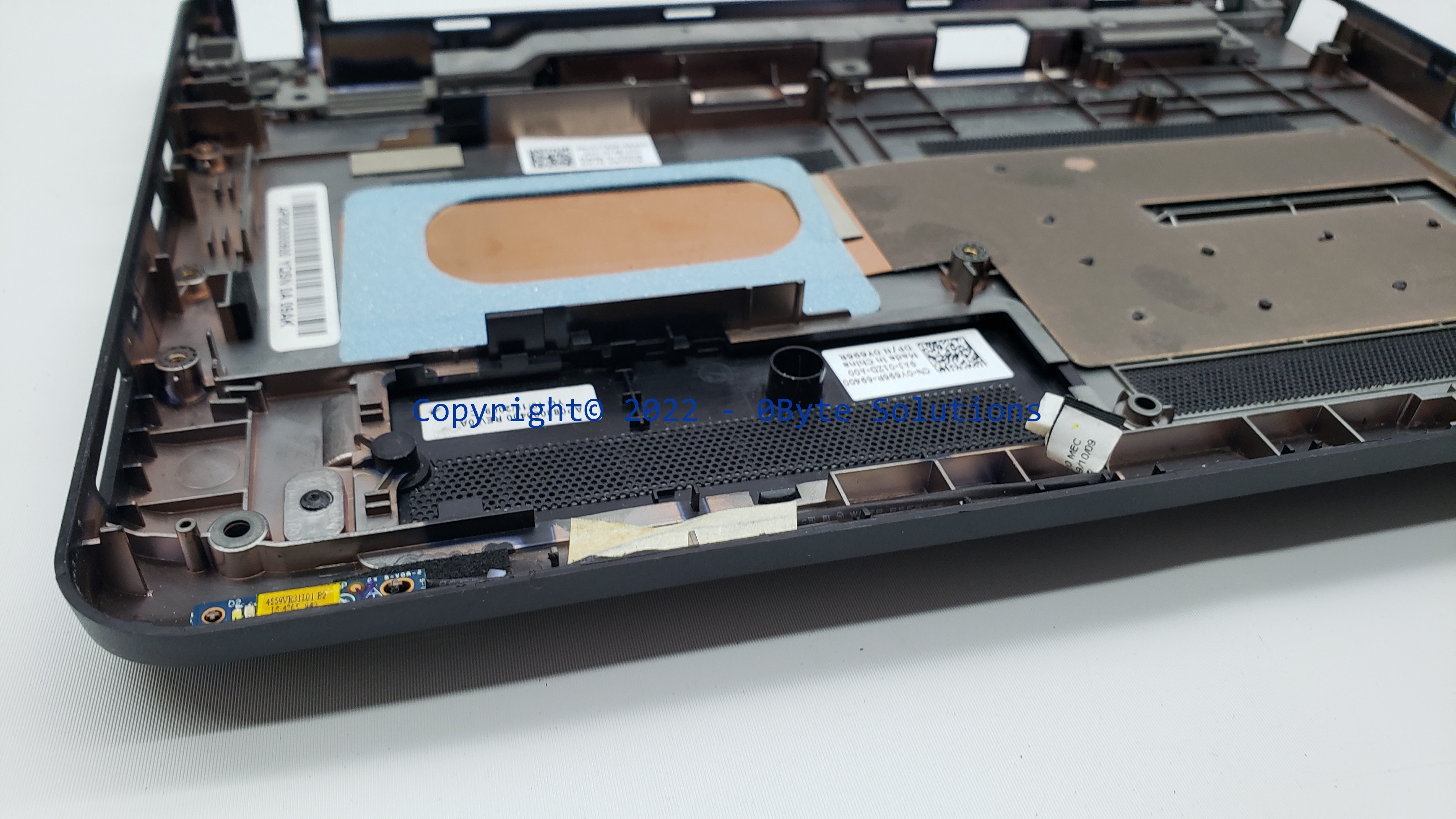 Dell 0X732R Bottom Case with Power LED