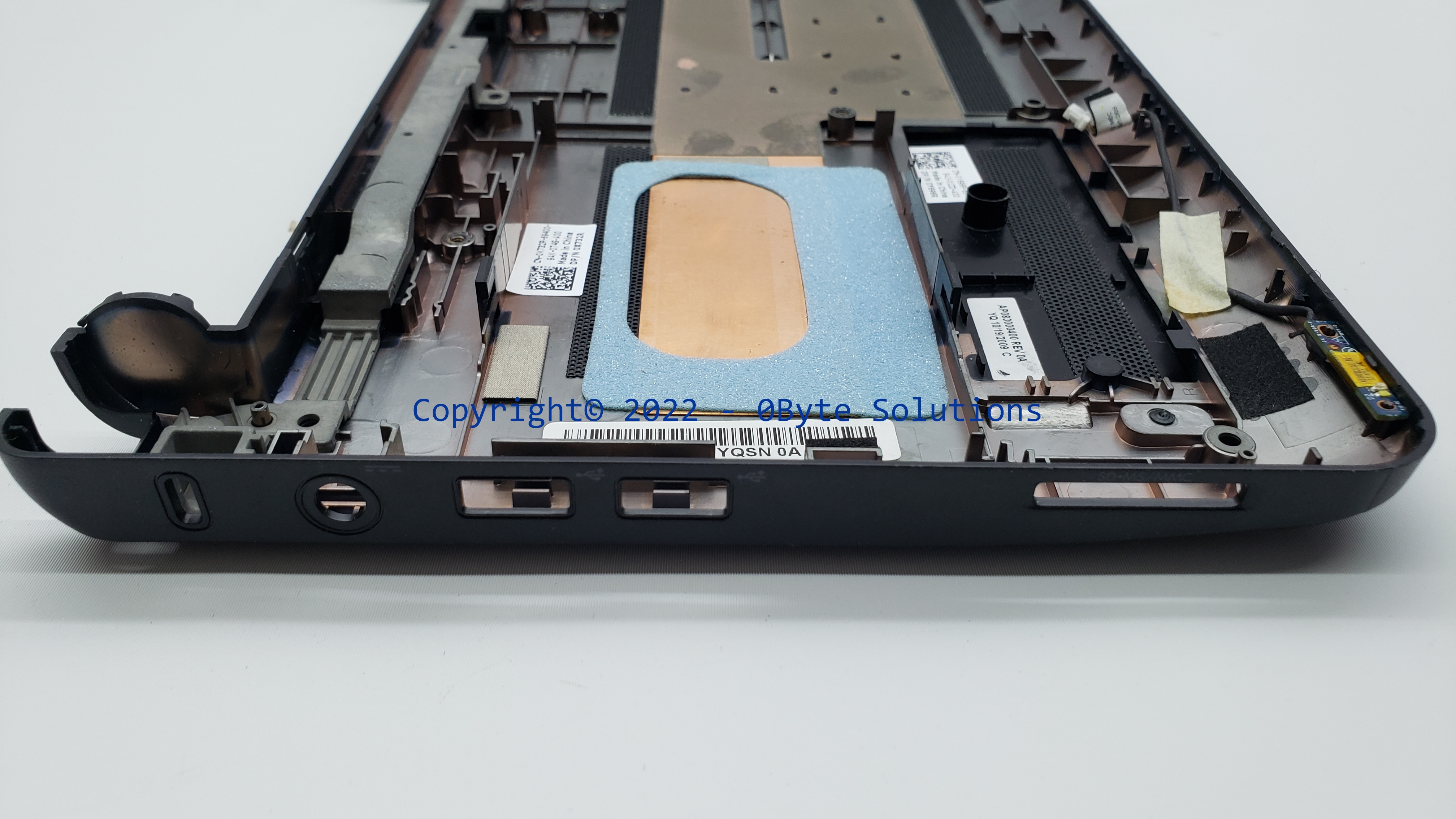 Dell 0X732R Bottom Case with Power LED