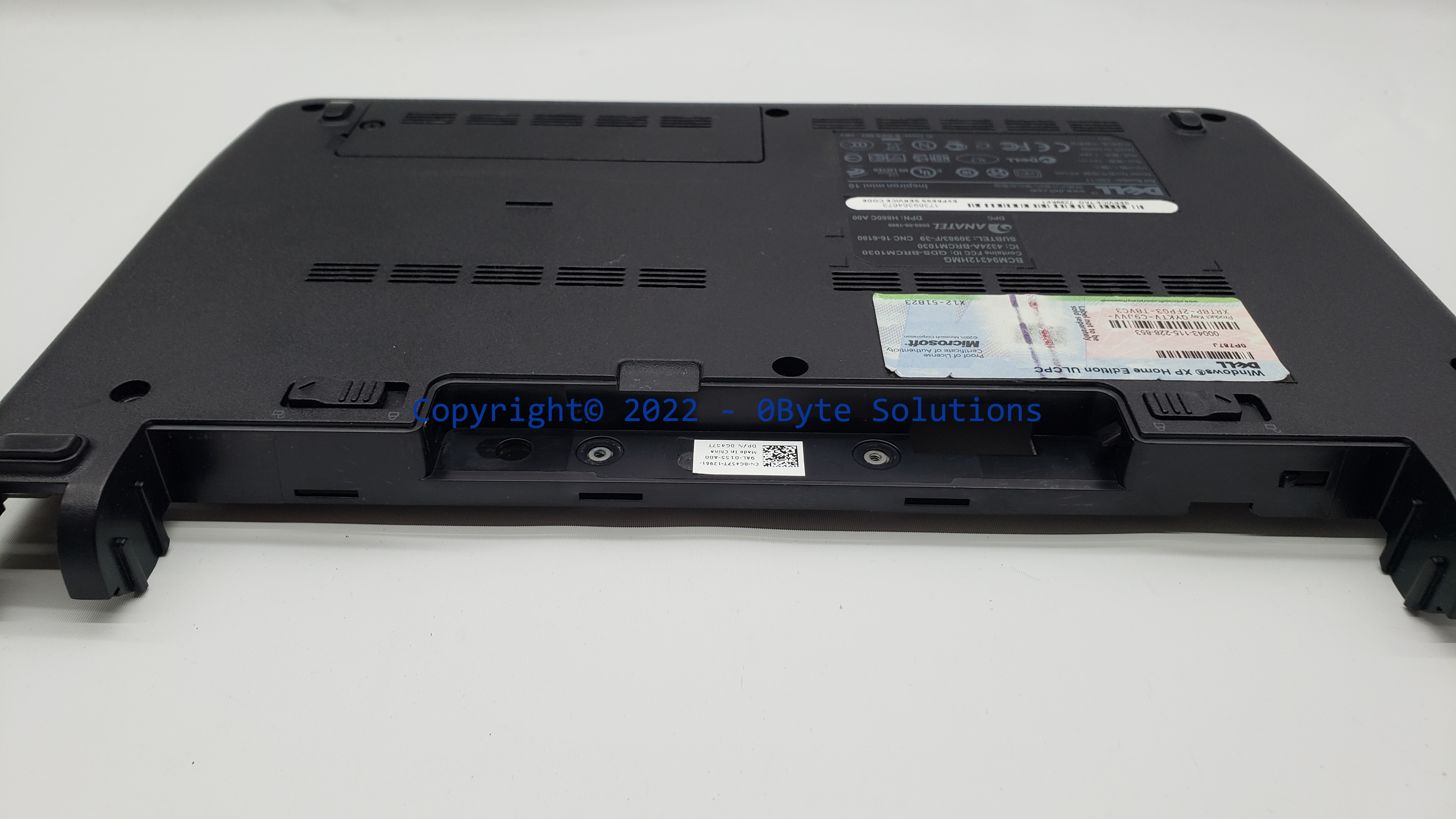 Dell 0X732R Bottom Case with Power LED