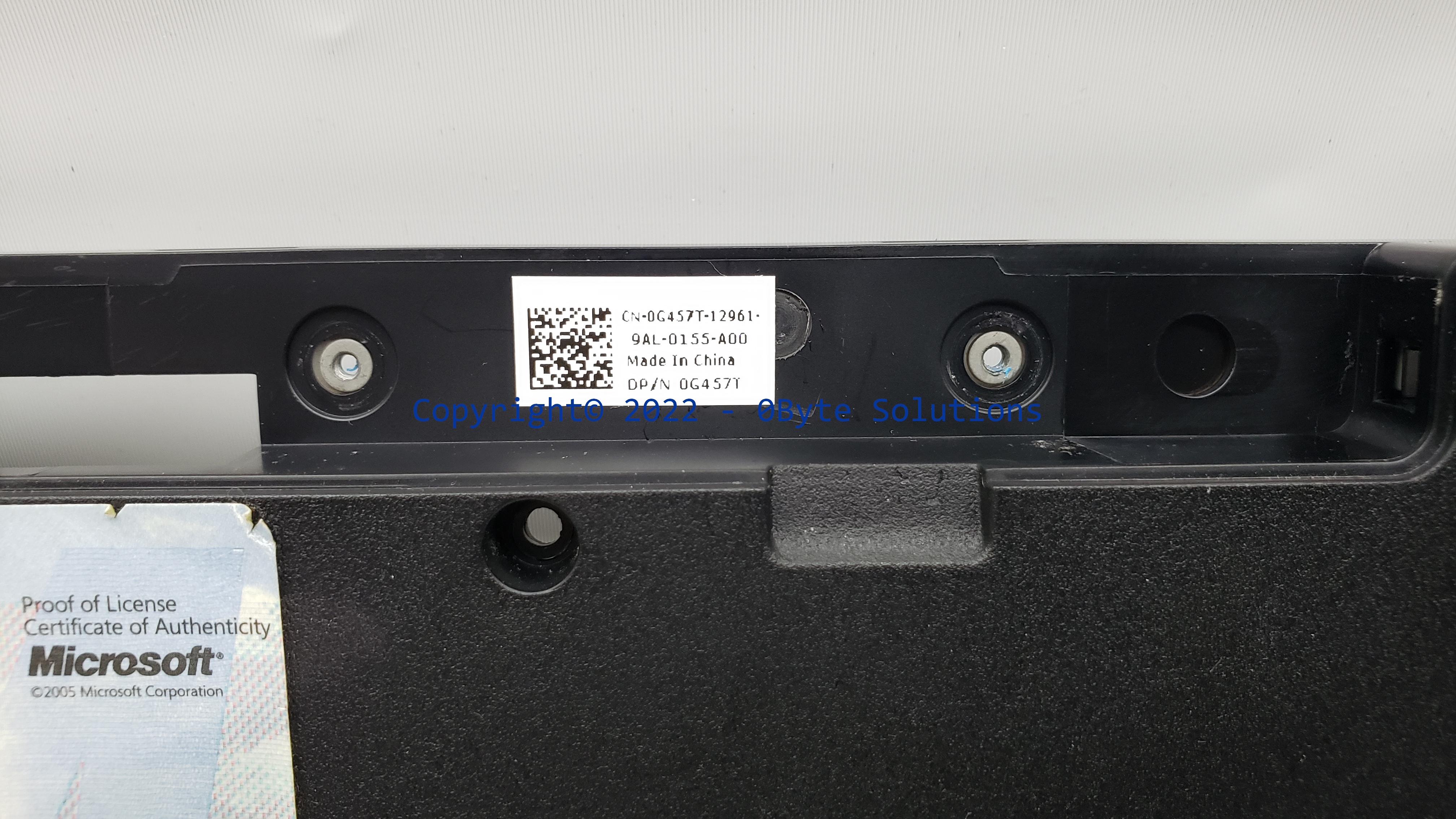 Dell 0X732R Bottom Case with Power LED