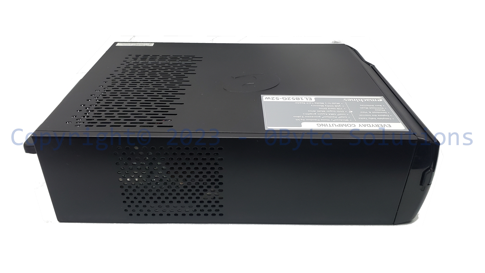 eMachines EL1852G-52w Mini-Tower PC with 512GB SSD & Windows 10 Home, CPU & RAM