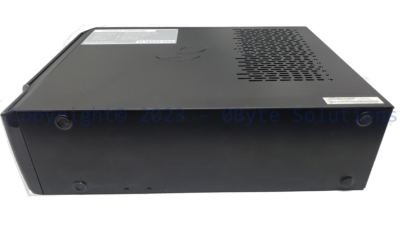 eMachines EL1852G-52w Mini-Tower PC with 512GB SSD & Windows 10 Home, CPU & RAM