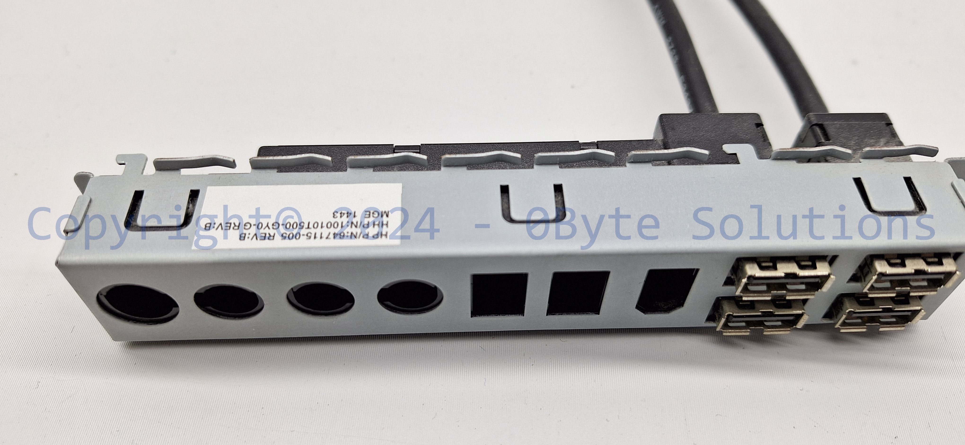 HP 647115-005 Front USB 2 Ports with MB Cables