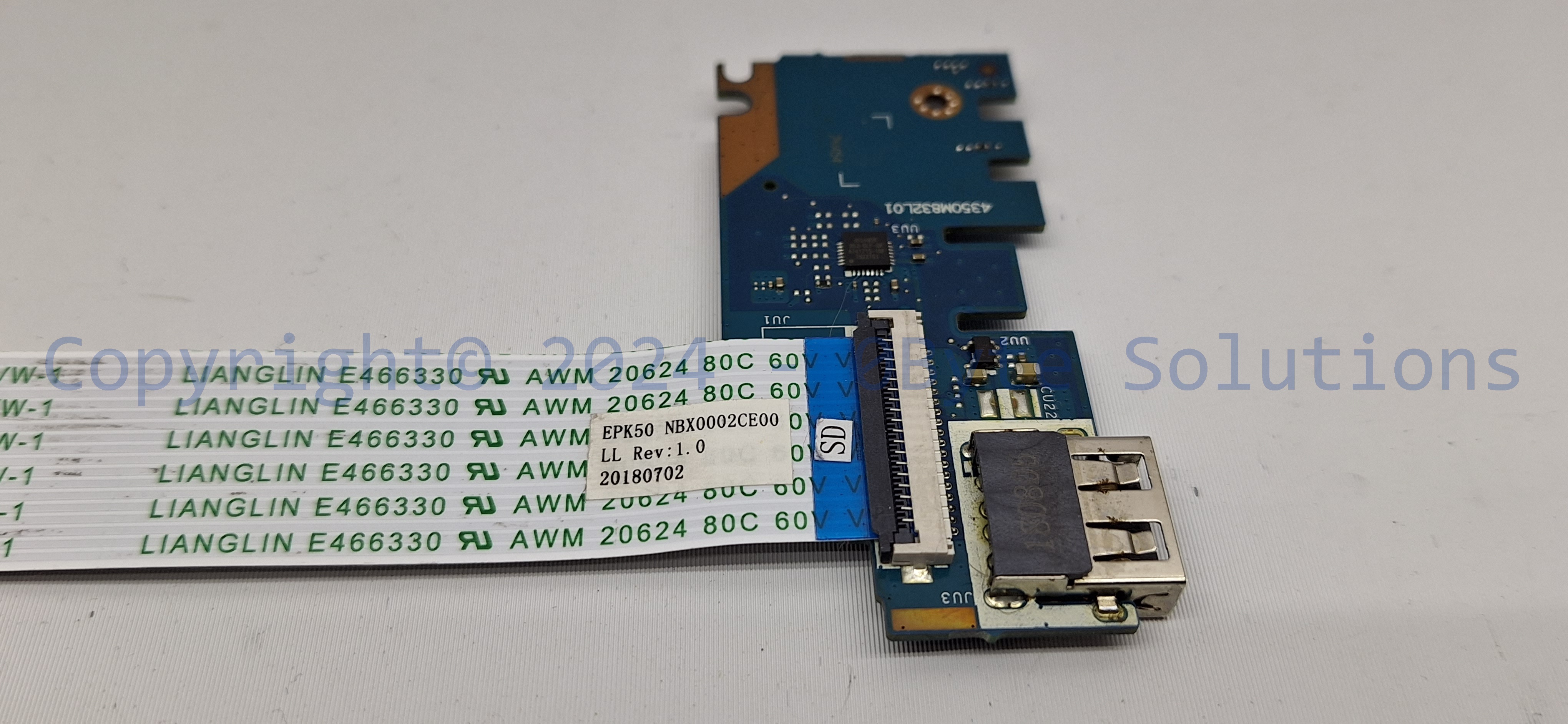 HP LS-G071P USB Card Reader Board with MB Cable