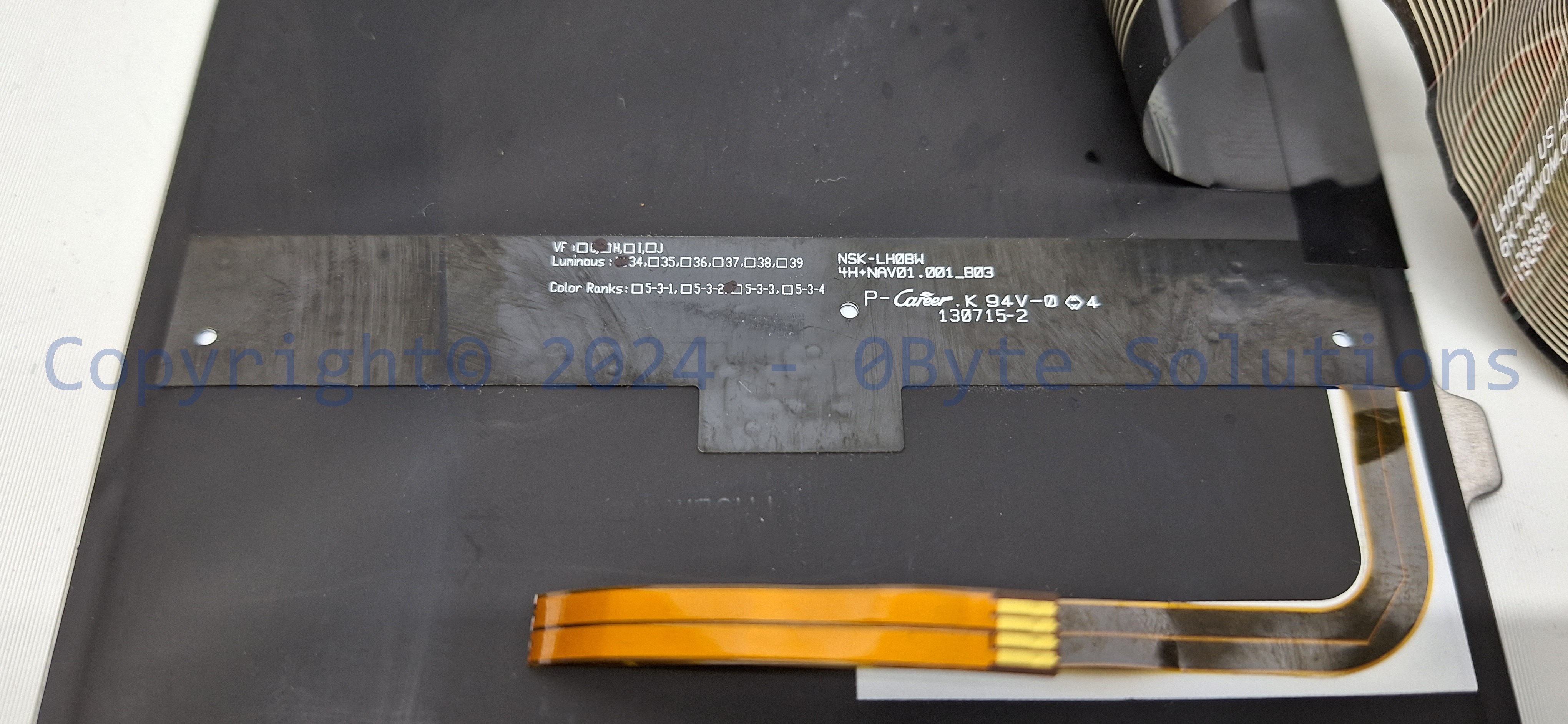 Darfon/Dell 0P4G0N/NSK-LH0BW Inspiron 7737 DOH70 Backlit Keyboard