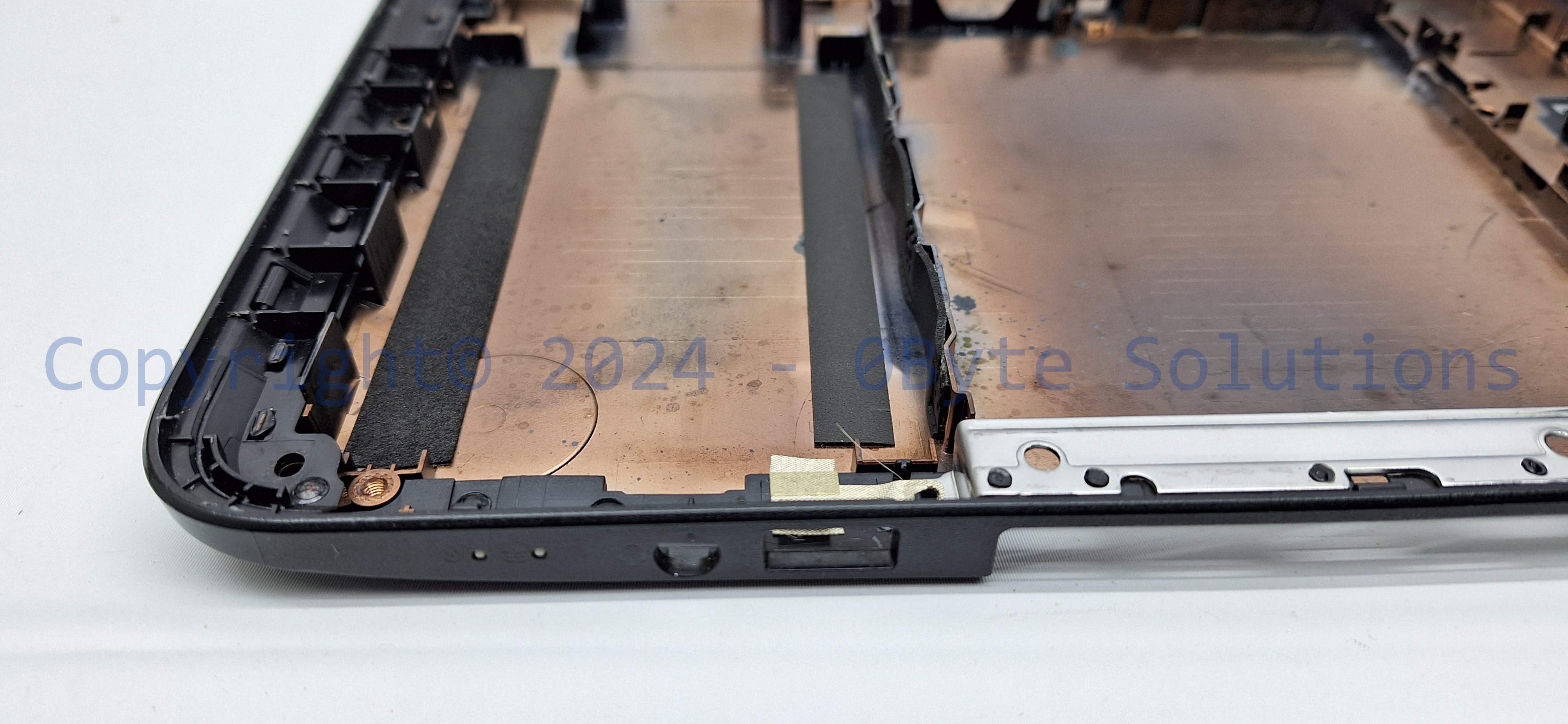 HP EAU9600201A Notebook 15-fxxx Bottom Case (Black) with RAM/WiFi Cover