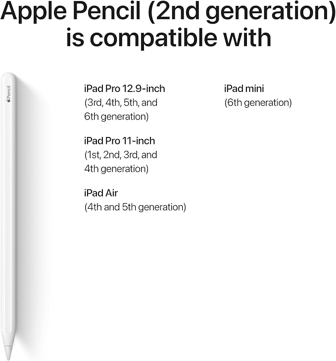 Apple MU8F2AM/A Pencil (2nd Gen) iPad Stylus