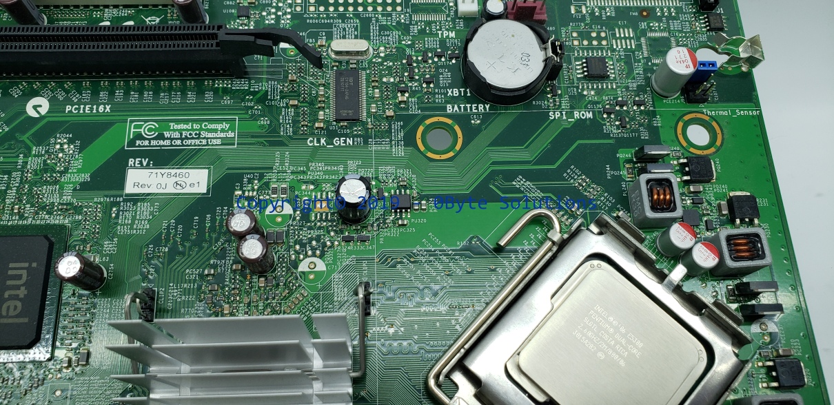 Infineon L-IG41N (Lenovo 71Y8460) Mainboard with I/O Backplate & CPU