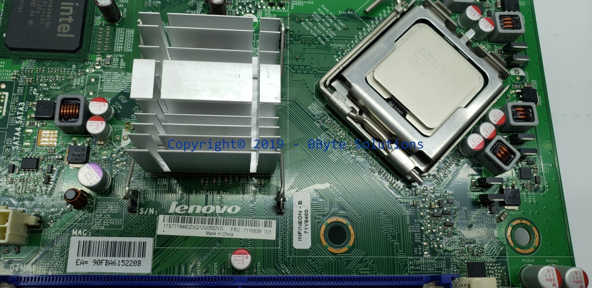 Infineon L-IG41N (Lenovo 71Y8460) Mainboard with I/O Backplate & CPU