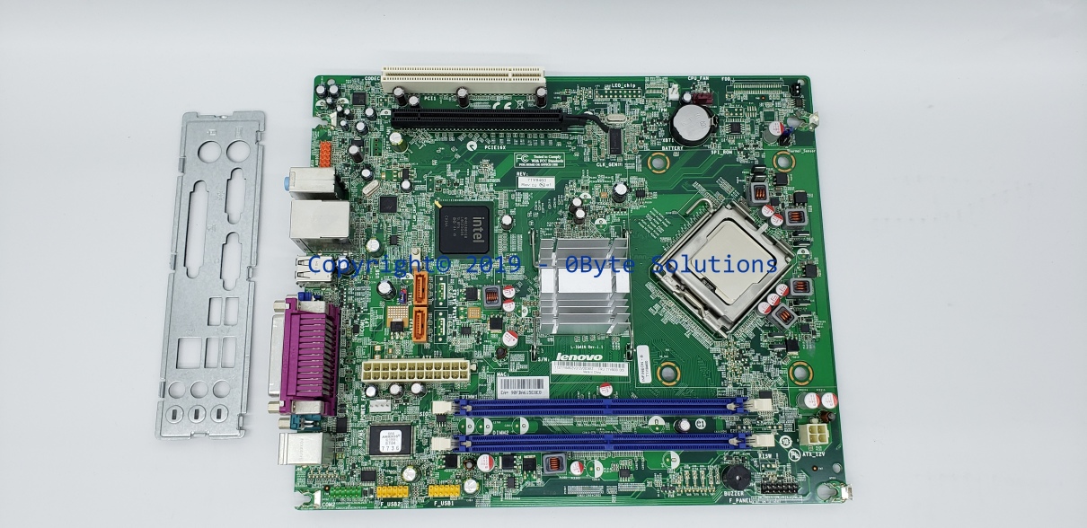 Infineon L-IG41N (Lenovo 71Y8460) Mainboard with I/O Backplate & CPU