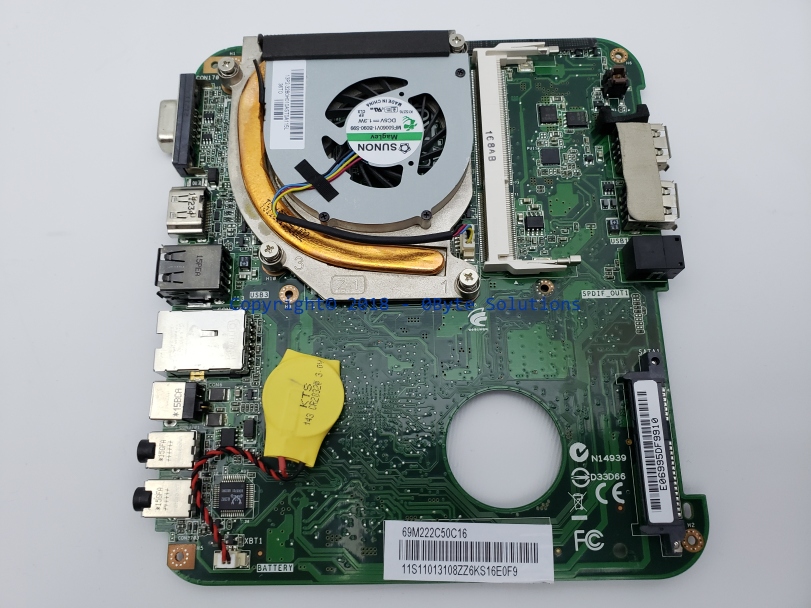 Lenovo 69M222C50C16 Mainboard with Heat-sink, cooling fan & CPU