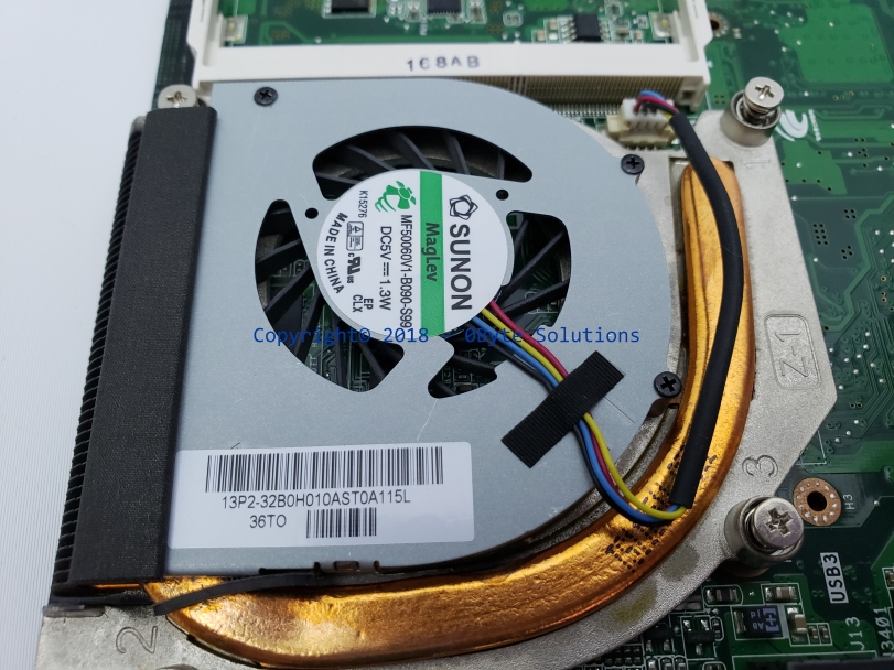 Lenovo 69M222C50C16 Mainboard with Heat-sink, cooling fan & CPU