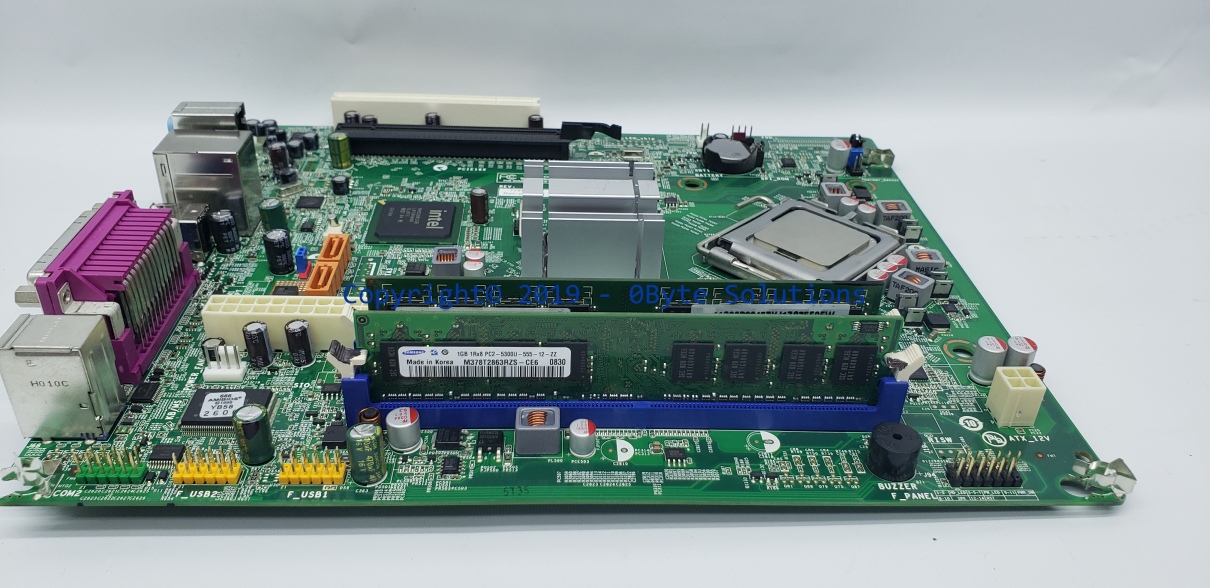 Infineon L-IG41N (Lenovo 71Y8460) Mainboard with I/O Backplate, CPU & RAM