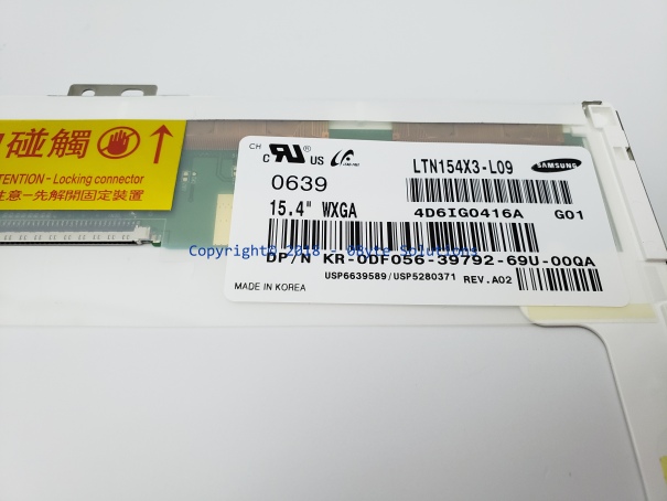 Samsung LTN154X3-L09 Glossy Laptop LCD Screen