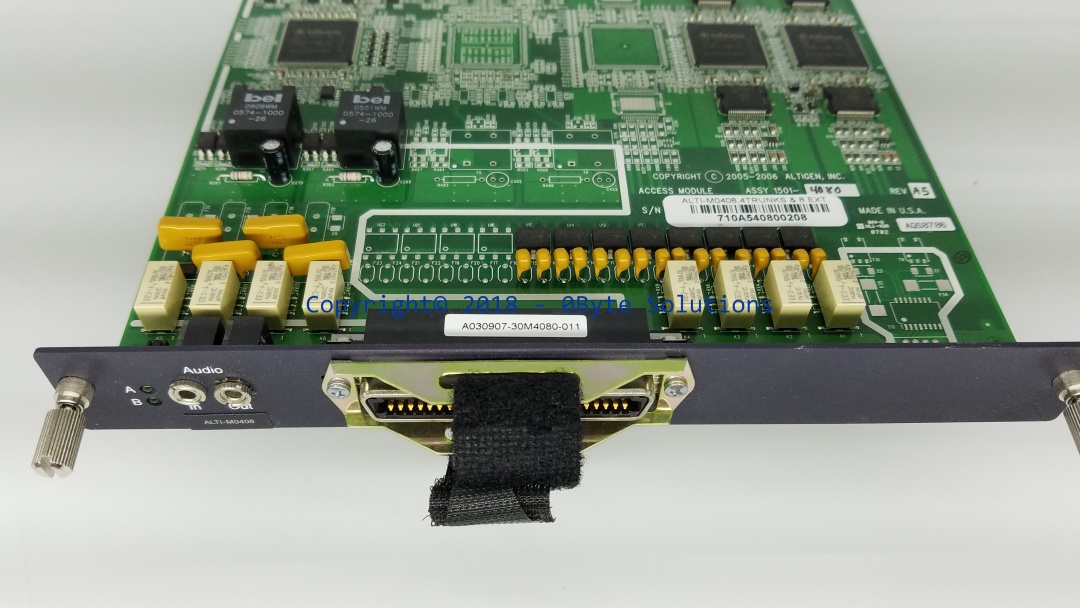 Altigen 1501-4080 Rev A5 / ALTI-M0408 4-Trunk + 8-extension Access Module