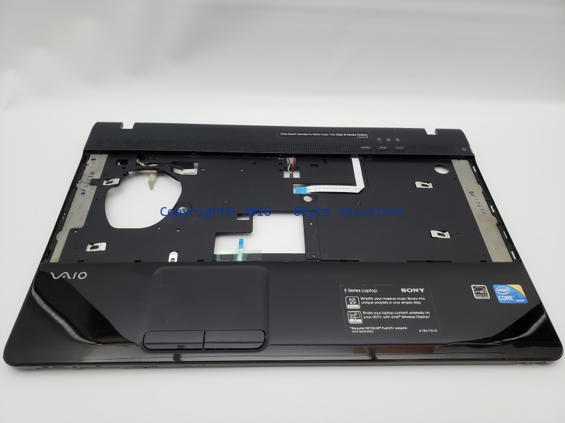 Sony 012-311A-3016-B Palm Rest/Top Cover with Touch-pad, Buttons, Speakers & Cables