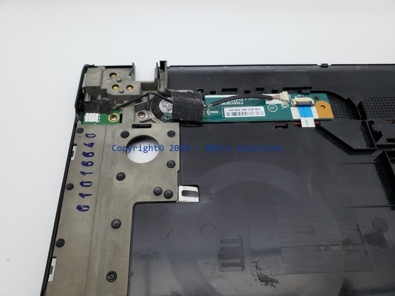 Sony 012-311A-3016-B Palm Rest/Top Cover with Touch-pad, Buttons, Speakers & Cables