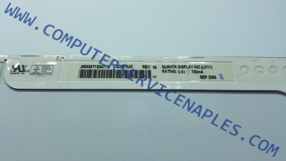 Quanta Display Inc. QD15TL03 Notebook LCD Screen
