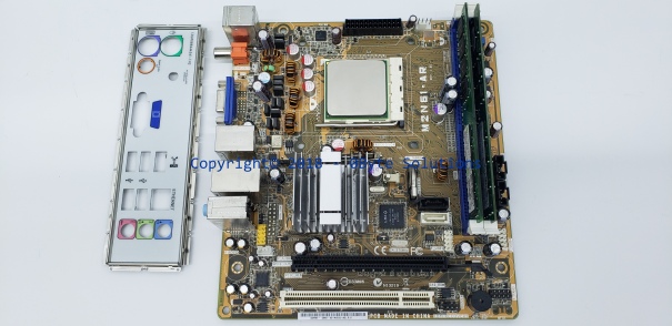 Asus M2N61-AR HP Acacia Mainboard with Backplate, CPU & RAM
