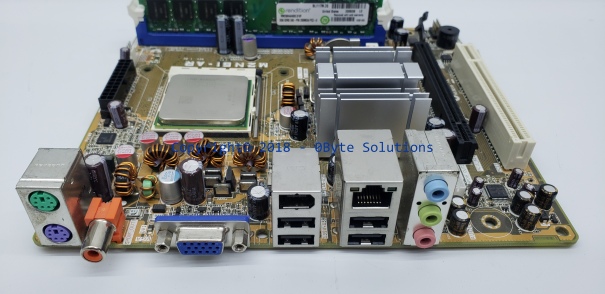 Asus M2N61-AR HP Acacia Mainboard with Backplate, CPU & RAM