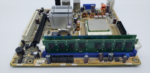 Asus M2N61-AR HP Acacia Mainboard with Backplate, CPU & RAM