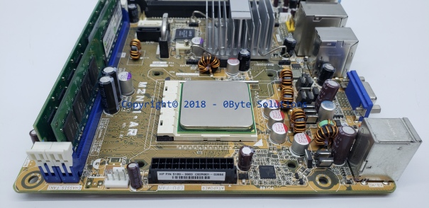 Asus M2N61-AR HP Acacia Mainboard with Backplate, CPU & RAM