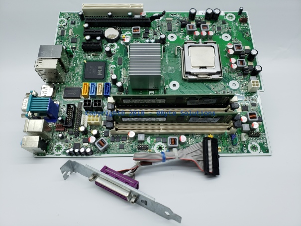 HP 531965-001/503363-000 Mainboard with Parallel Port, CPU & RAM