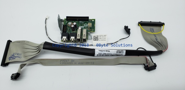 Dell CN-0XW055 Front USB + Audio Ports with Cables