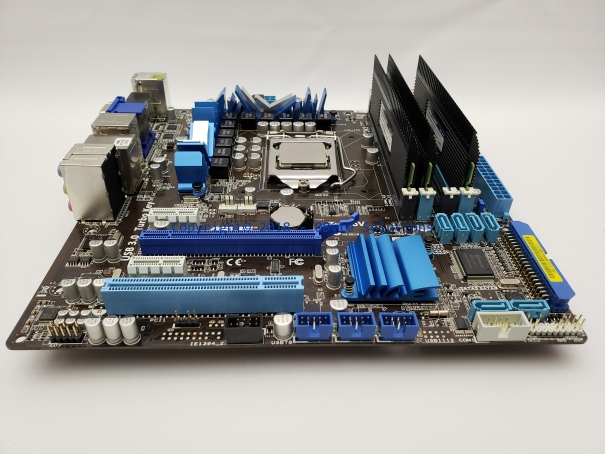 Asus P7H55D-M EVO Intel H55 (IbexPeak DH) Mainboard with CPU & RAM
