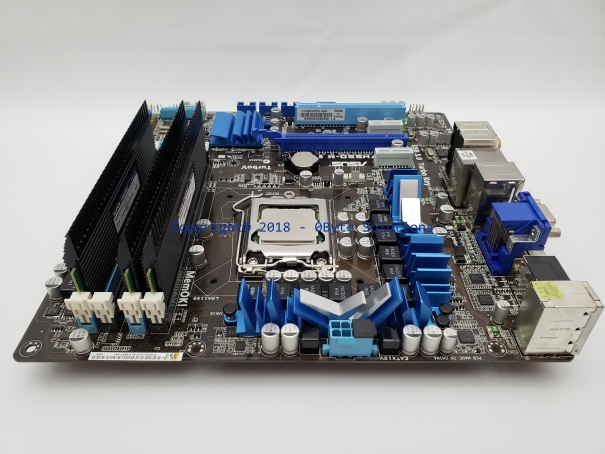 Asus P7H55D-M EVO Intel H55 (IbexPeak DH) Mainboard with CPU & RAM