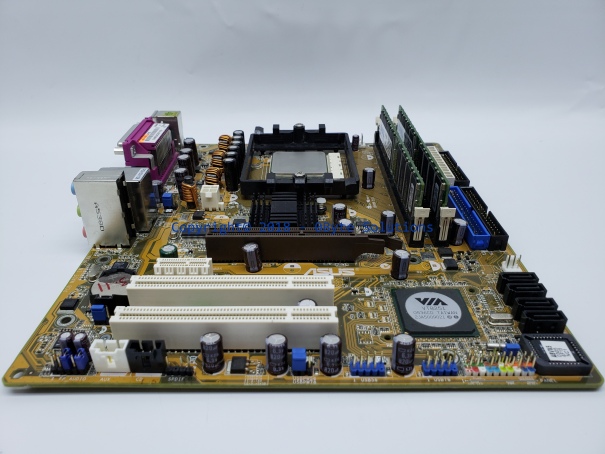 ASUS A8V-MX VIA K8M800/K8N800 CE + VT8251 Mainboard with CPU & RAM