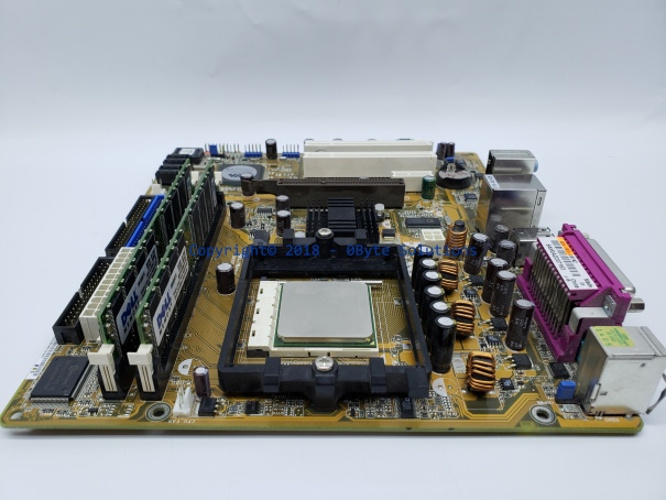 ASUS A8V-MX VIA K8M800/K8N800 CE + VT8251 Mainboard with CPU & RAM